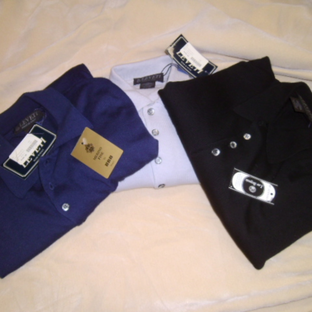 Men's polo style sweater